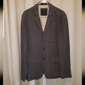 Allsaints unconstructed linen blazer, size 40
